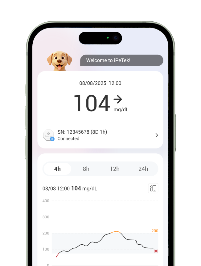 iPetek App dashboard